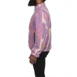 Billionaire Boys Club Lightbeams Fleece Jacket in Regal Orchid